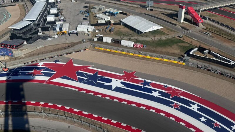COTA track design roadgrip