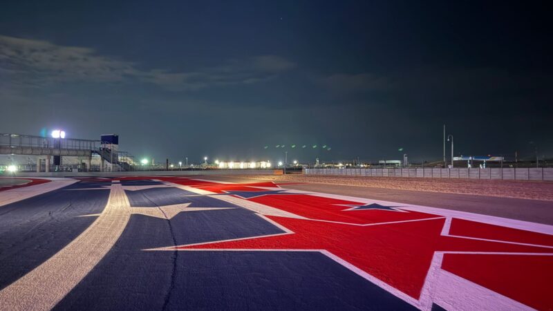 Circuit striping track design COTA