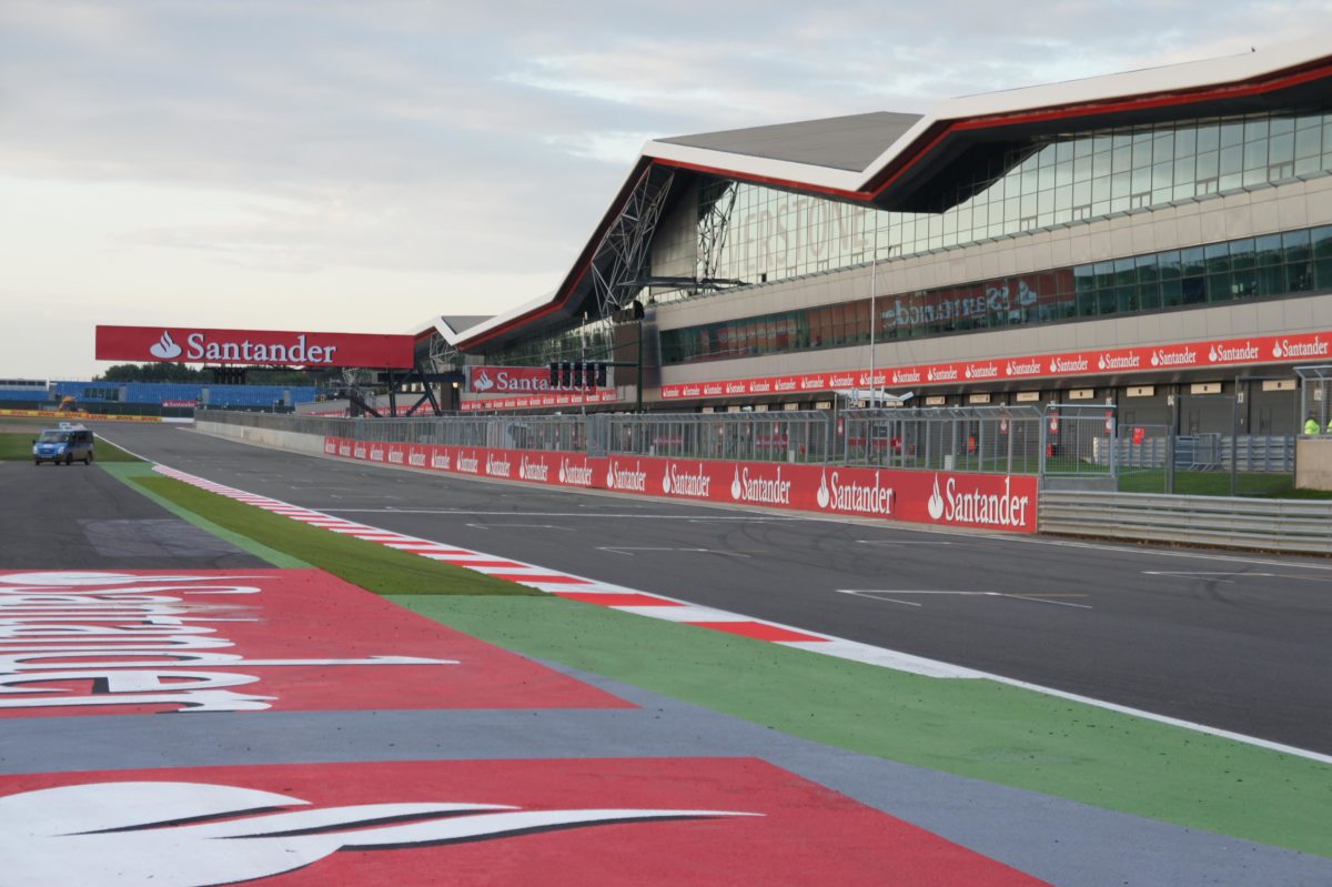 FIA Track Markings for British F1 GP at Silverstone Roadgrip