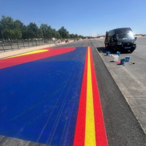 F1 Madrid run off design