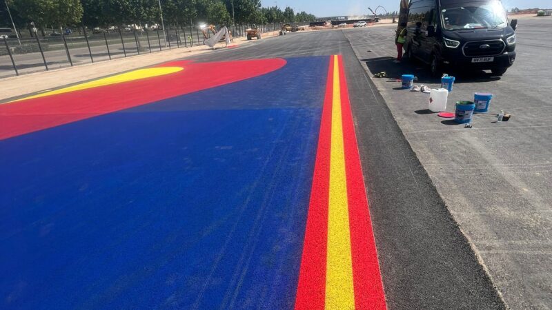 F1 Madrid run off design
