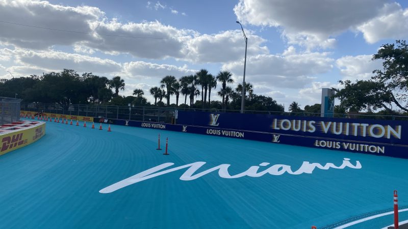 F1 circuit branding miami roadgrip
