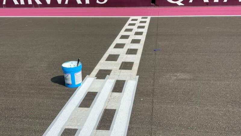 F1 grid painting roadgrip