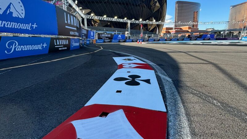 F1 kerb design las vegas roadgrip