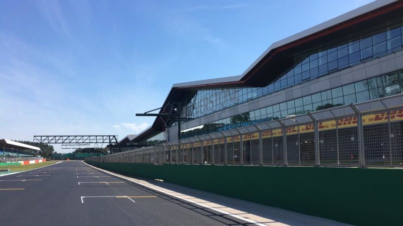 F1 line marking Silverstone