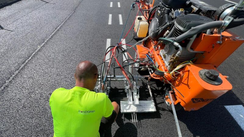 F1 line marking madrid roadgrip