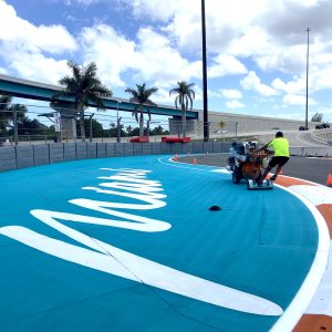 F1 track branding miami roadgrip
