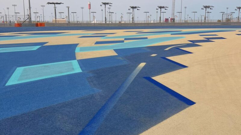 F1 track installation qatar