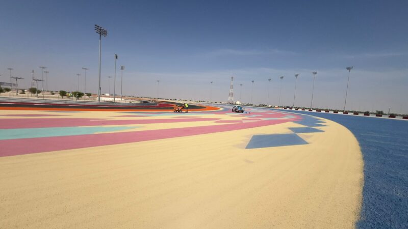 F1 track painting roadgrip qatar