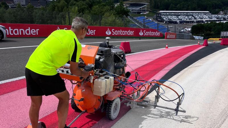 F1 track refresh spa belgium