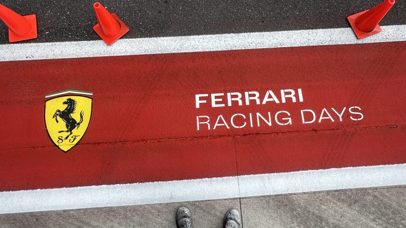 Ferrari branding installation miami