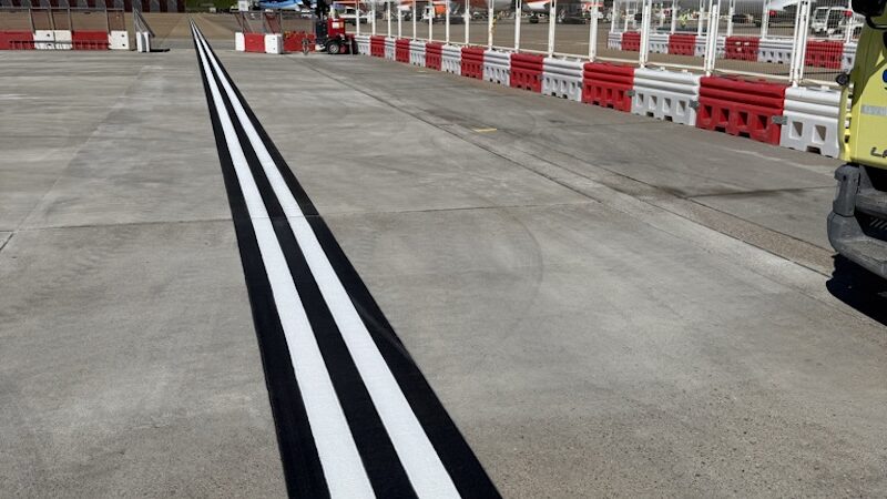 Gatwick airport airfield marking
