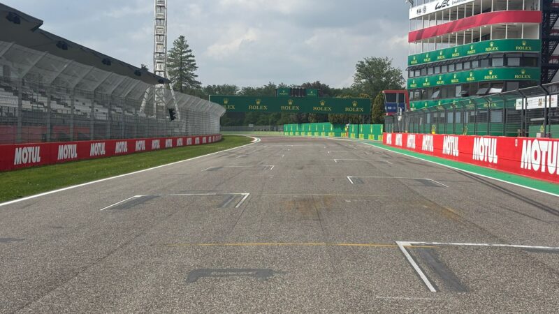 Imola circuit branding roadgrip