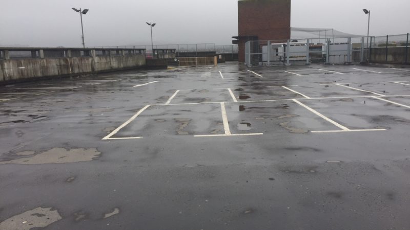 Isle of Wight Co-op car park lining