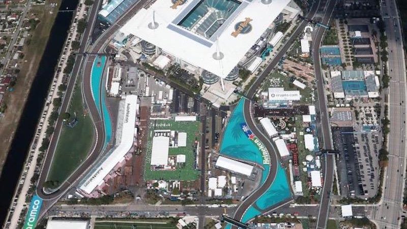 Miami F1 circuit Roadgrip run off design