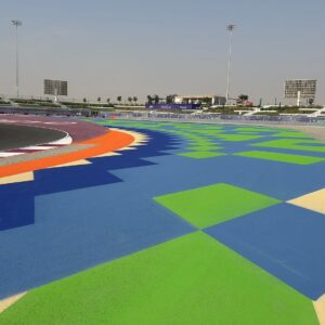 Qatar F1 track design painting roadgrip