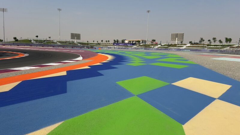 Qatar F1 track design painting roadgrip