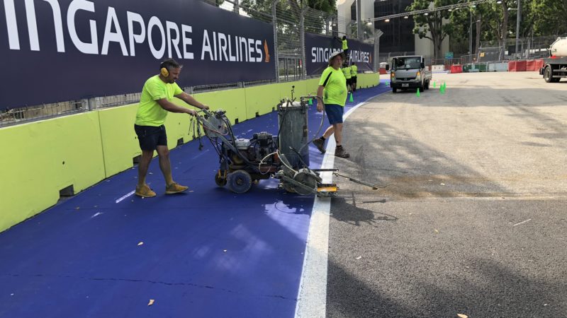 Road Marking Singapore Motorsport