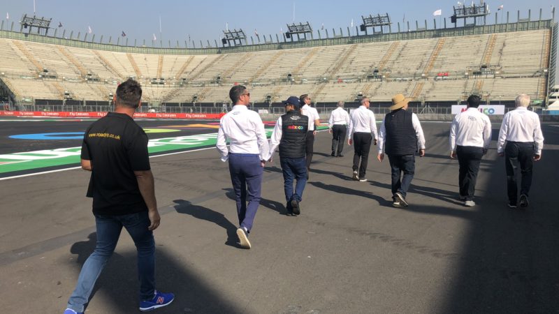 Roadgrip team track design Mexico F1 GP