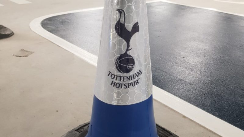 Spurs traffic cone