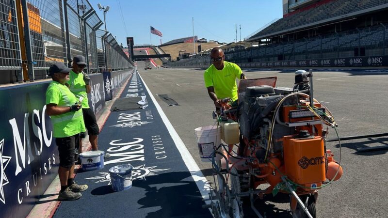 Track striping roadgrip usa
