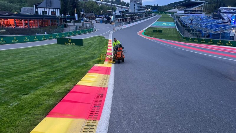 Wec Spa track painting roadgrip