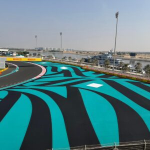 abu dhabi yas marina circuit design painting