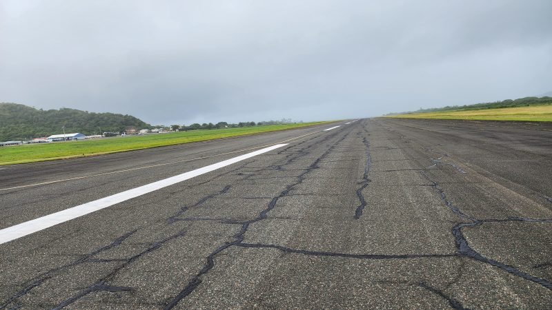 ageing runway st lucia