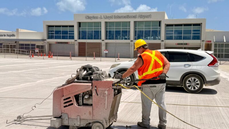 airfield concrete cutting roadgrip