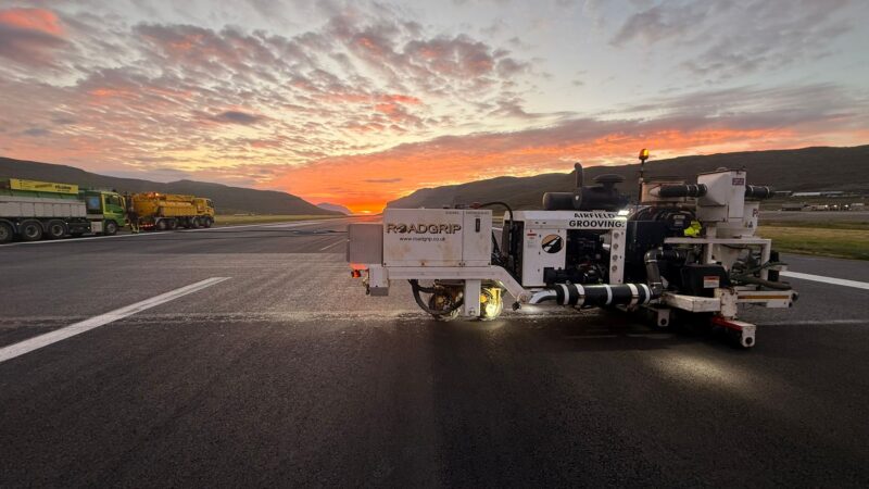 airfield grooving equipment roadgrip