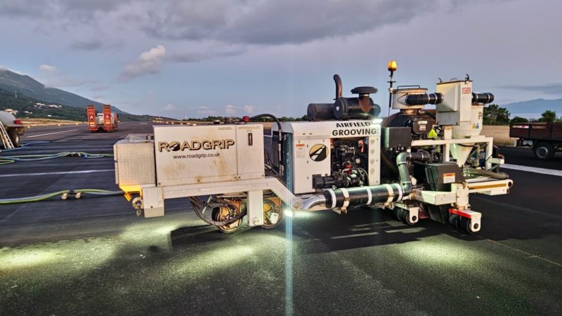 airfield grooving equipment roadgrip