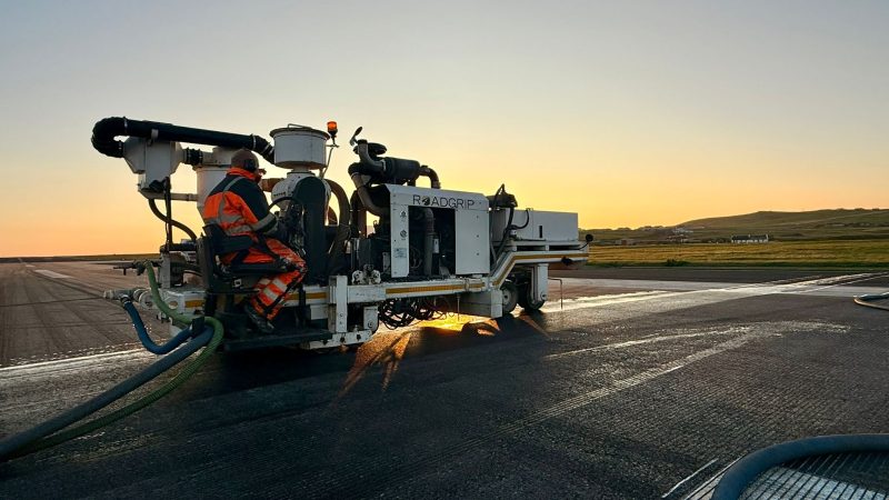 airfield grooving machinery roadgrip