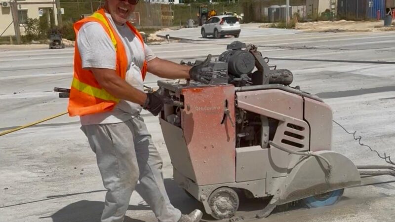 airfield maintenance concrete cutting anguilla