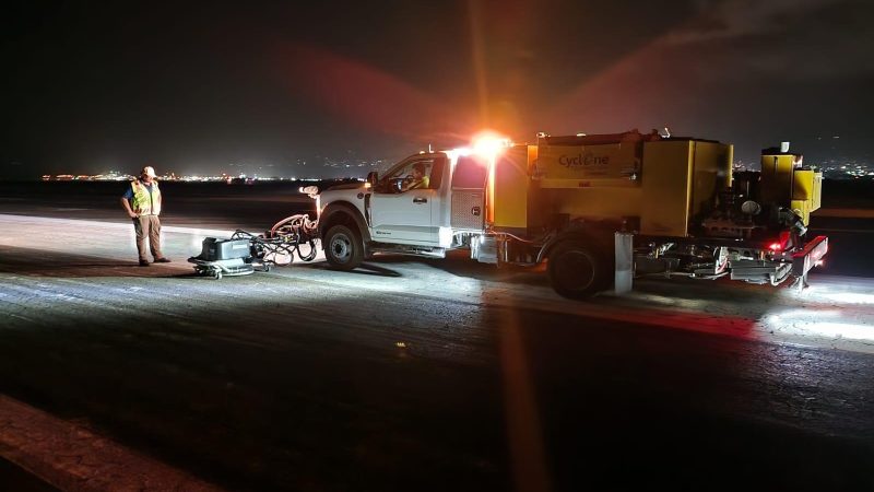 airfield marking removal roadgrip