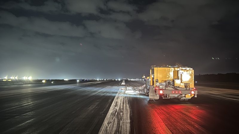 airfield rubber removal machine roadgrip