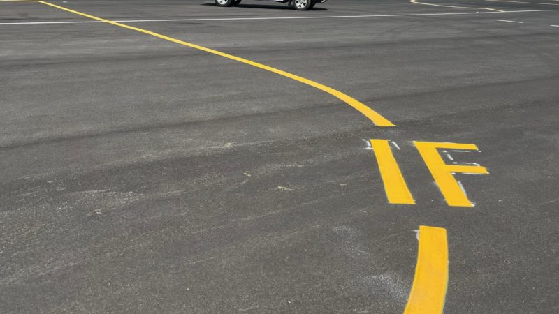 apron markings st kitts airport