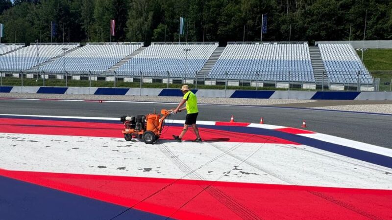 austrian GP track striping roadgrip