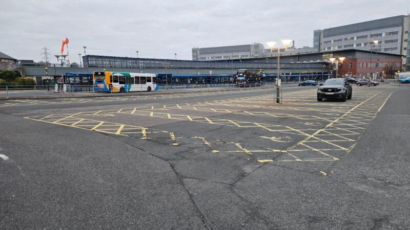 before car park improvements