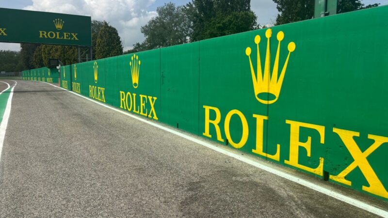 branded walls in motorsport