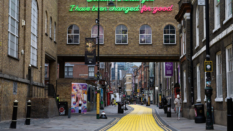 brick lane london road painting