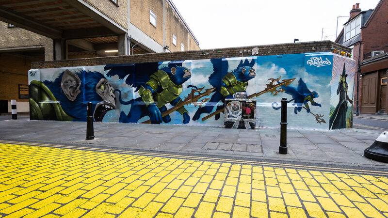 brick lane london road yellow roadgrip