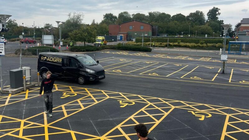 car park bay marking company roadgrip