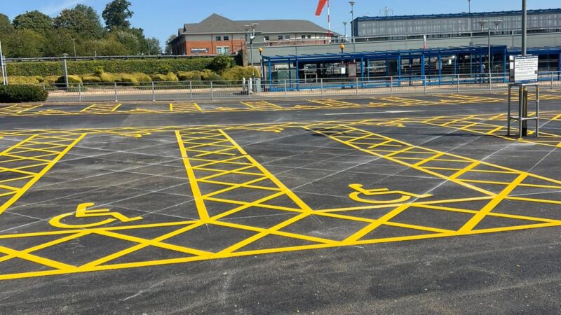 car park hatching roadgrip