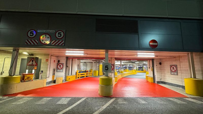 car park painting london gatwick