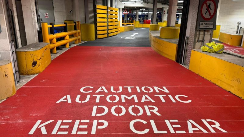 car park stenciling gatwick