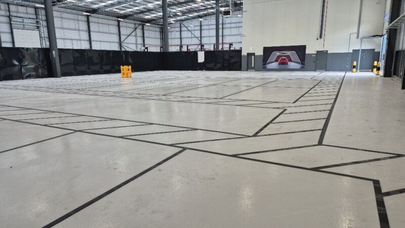 car showroom bay marking