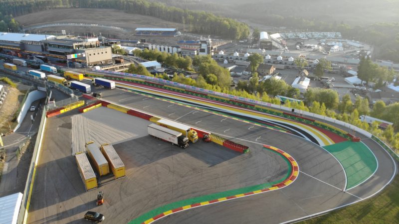 circuit de spa line marking roadgrip F1 GP