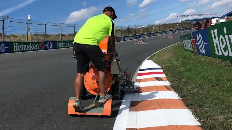 circuit line marking zandvoort F1 roadgrip