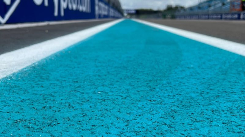 circuit painting miami blue F1
