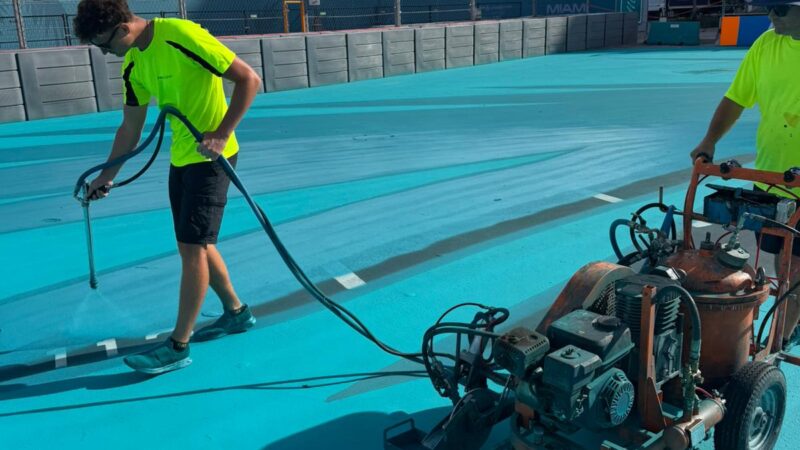 circuit run off painting miami